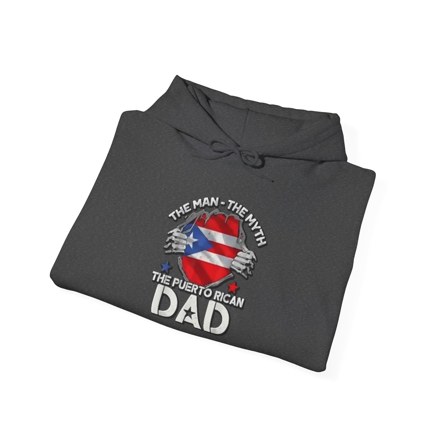 The Puerto Rican DAD Unisex Hoodie, Cozy Sweatshirt, Casual Wear, Gifts for Adventures, Pride Apparel, Comfortable Streetwear