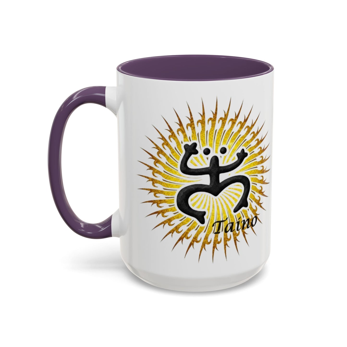 Taino Coqui Sun Colorful Accent Mugs, 11oz