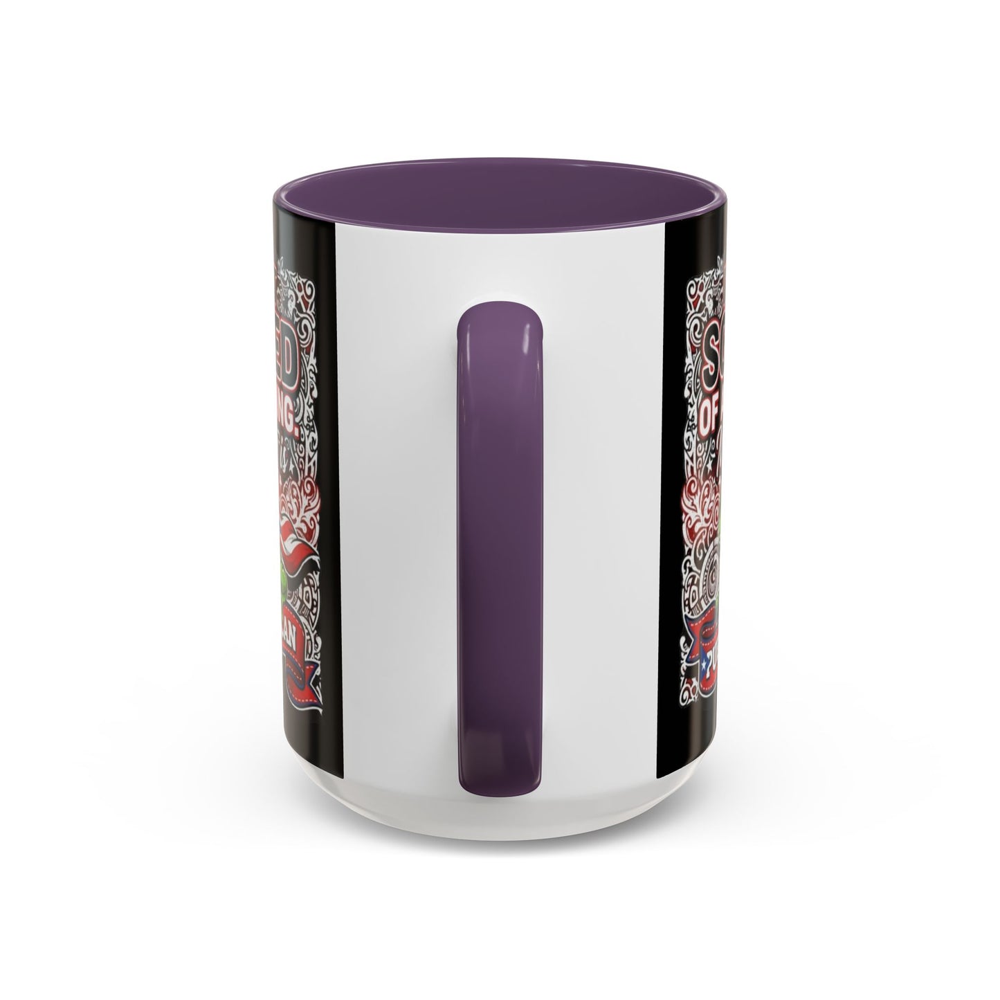 I'M NOT SCARED OF ANYTHING..., Colorful Accent Mugs, 11oz