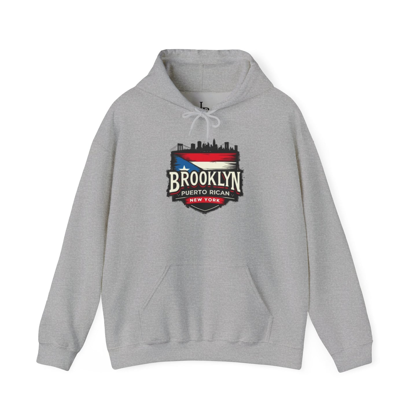 Brooklyn Puerto Rican Unisex Hoodie, Cozy Sweatshirt, Casual Wear, Gifts for Adventures, Pride Apparel, Comfortable Streetwear