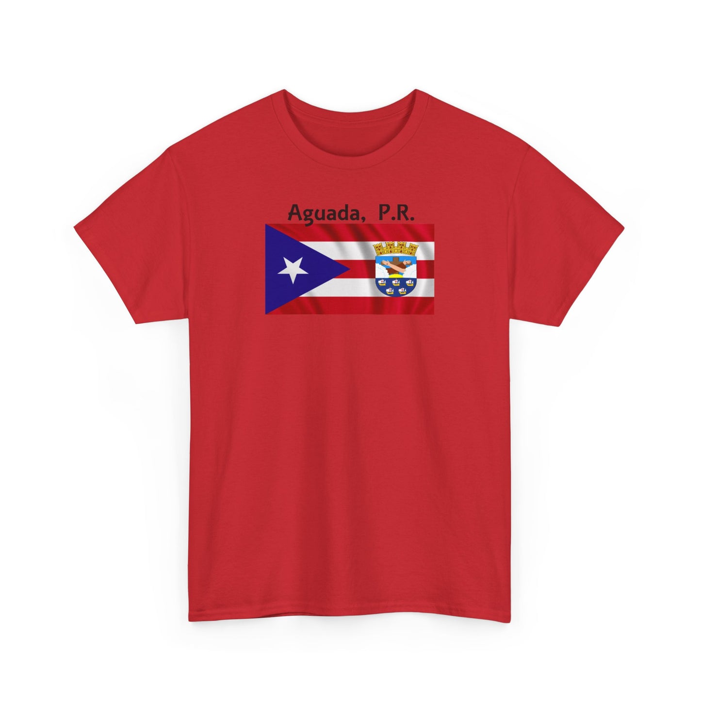 Aguada, Puerto Rico, Unisex Heavy Cotton Tee