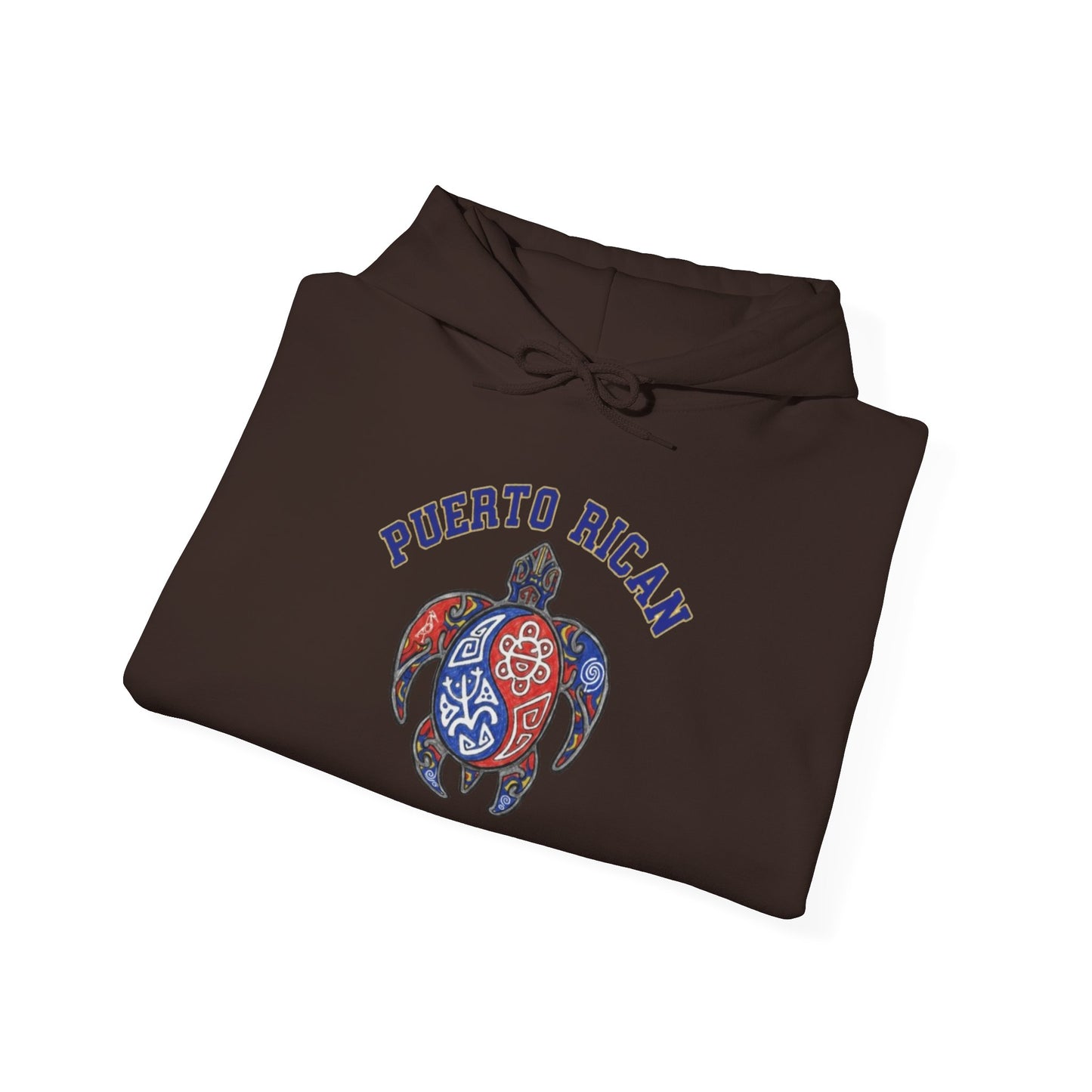 Taino Turtle Unisex Hoodie, Cozy Sweatshirt, Casual Wear, Gifts for Adventures, Pride Apparel, Comfortable Streetwear