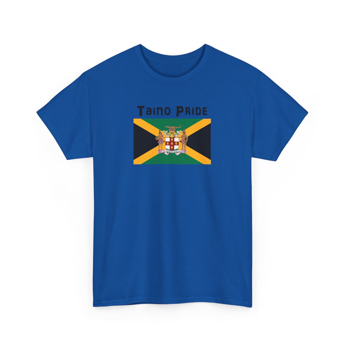 Jamaican Flag Taino Pride, Unisex Heavy Cotton Tee