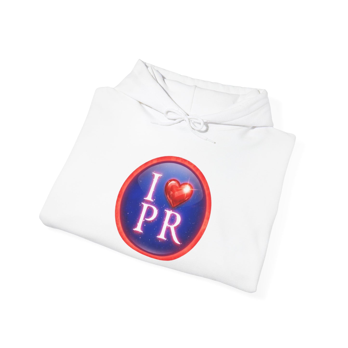 I love PR, Unisex Heavy Blend™ Hooded Sweatshirt