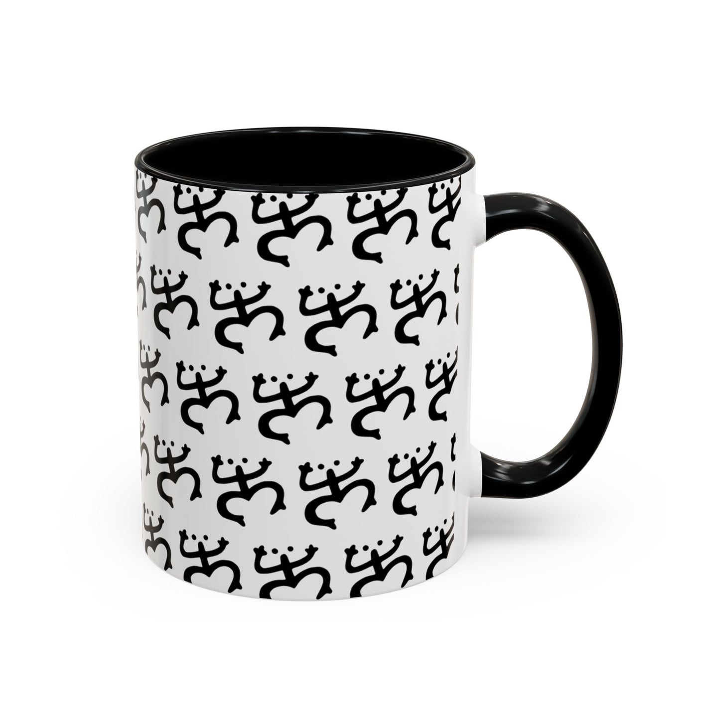 Coqui Symbol, Colorful Accent Mugs, 11oz