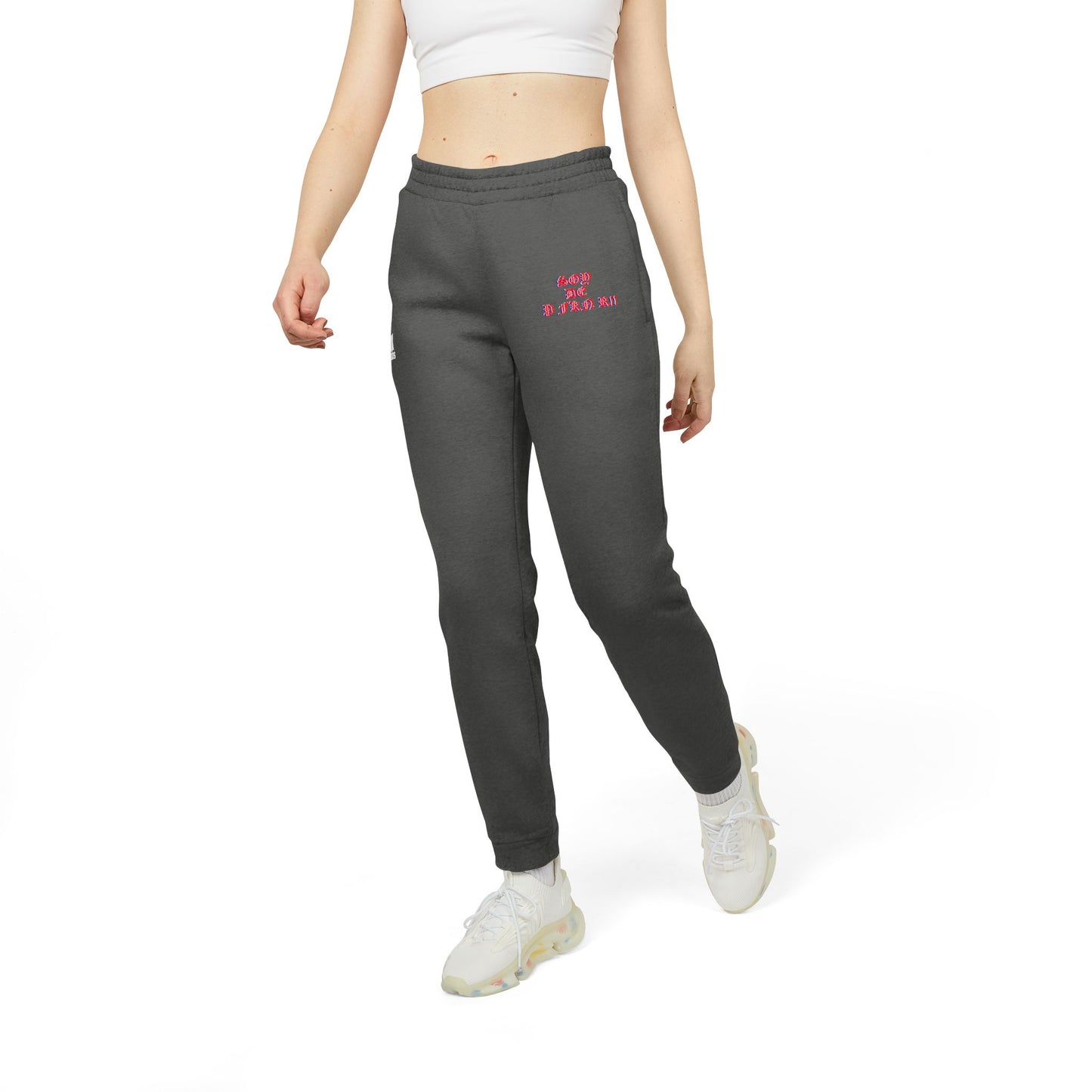 SOY DE P FKN R!! Cozy Unisex Fleece Joggers - Ideal for Athleisure, Workout, Loungewear, Travel, Gifts for Him/Her