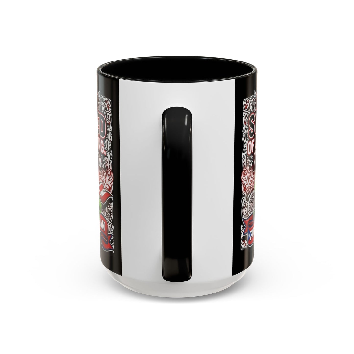I'M NOT SCARED OF ANYTHING..., Colorful Accent Mugs, 11oz