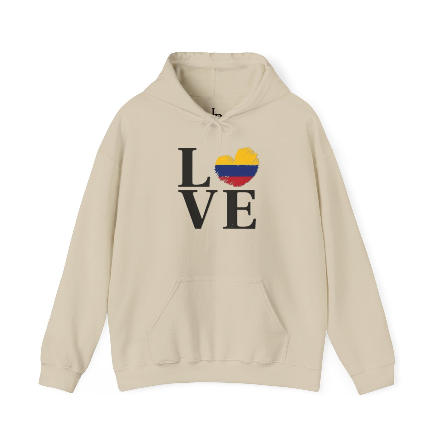 Love Colombia Unisex Hoodie, Cozy Sweatshirt, Casual Wear, Gifts for Adventures, Pride Apparel, Comfortable Streetwear