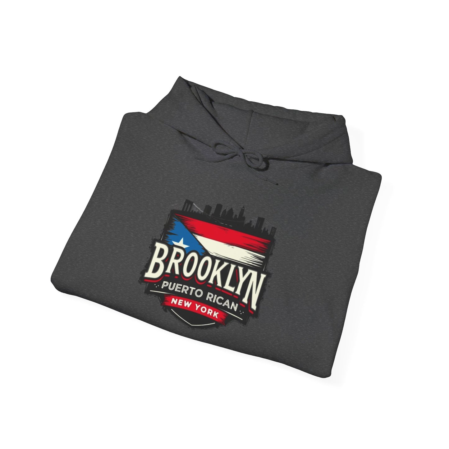 Brooklyn Puerto Rican Unisex Hoodie, Cozy Sweatshirt, Casual Wear, Gifts for Adventures, Pride Apparel, Comfortable Streetwear