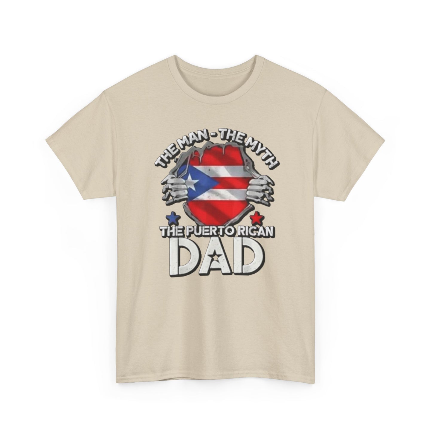 The Puerto Rican DAD, Unisex Heavy Cotton Tee