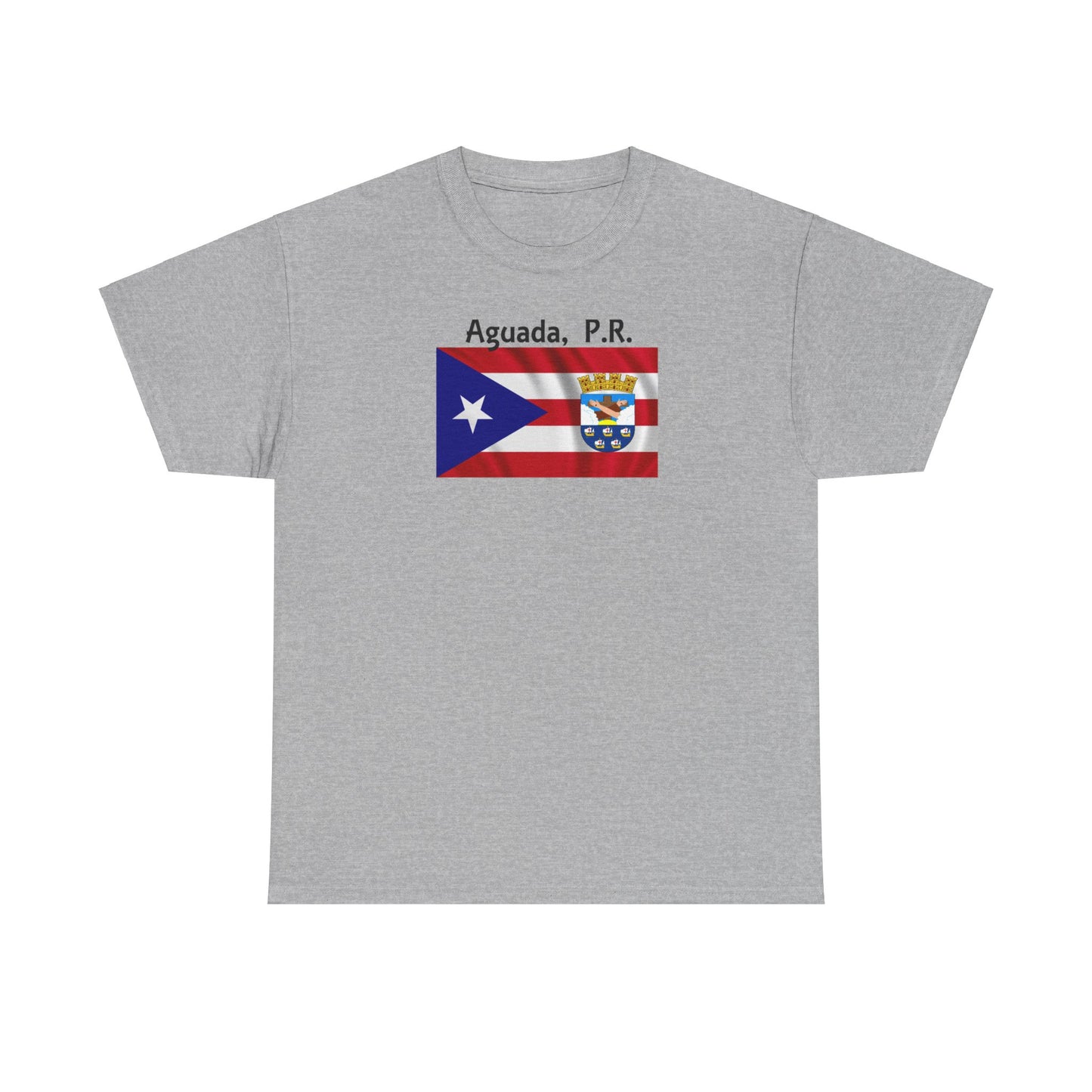 Aguada, Puerto Rico, Unisex Heavy Cotton Tee