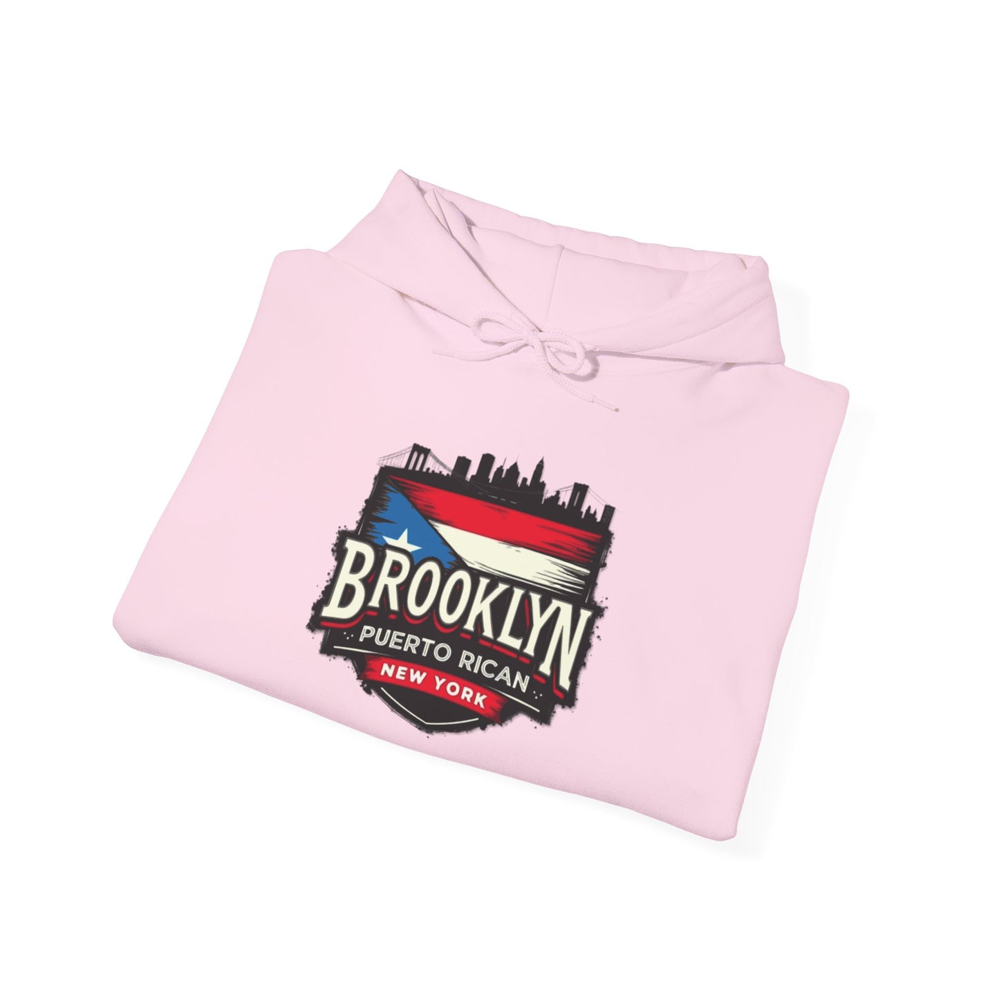 Brooklyn Puerto Rican Unisex Hoodie, Cozy Sweatshirt, Casual Wear, Gifts for Adventures, Pride Apparel, Comfortable Streetwear