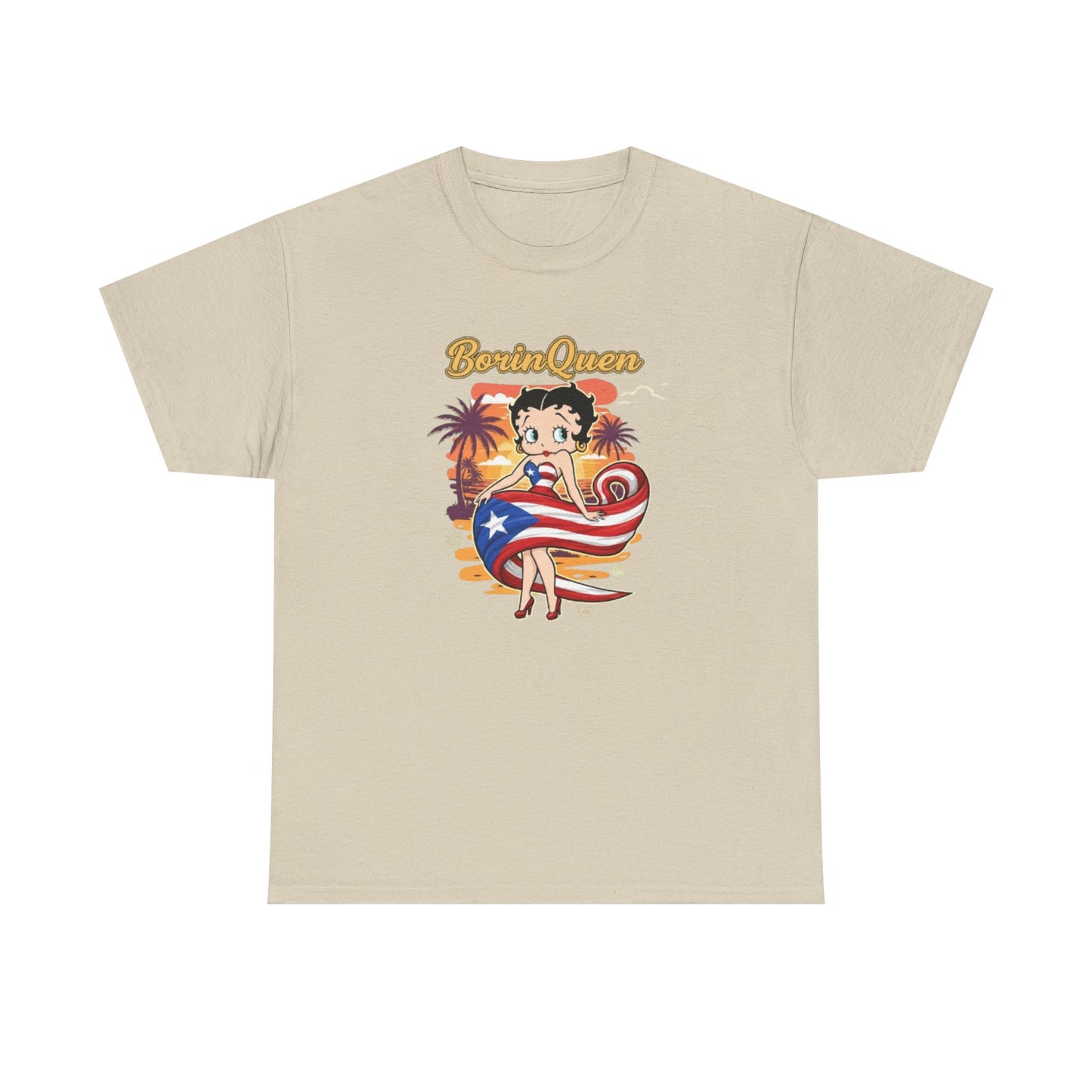 Borinquen Betty, Unisex Heavy Cotton Tee