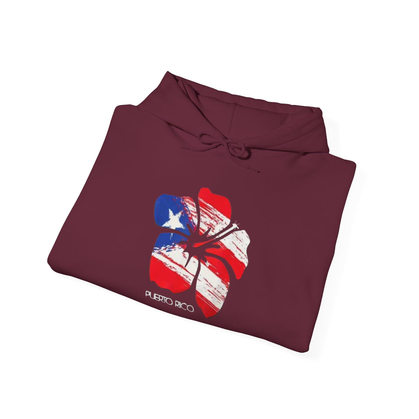 Puerto Rican Flower Unisex Hoodie, Cozy Sweatshirt, Casual Wear, Gifts for Adventures, Pride Apparel, Comfortable Streetwear