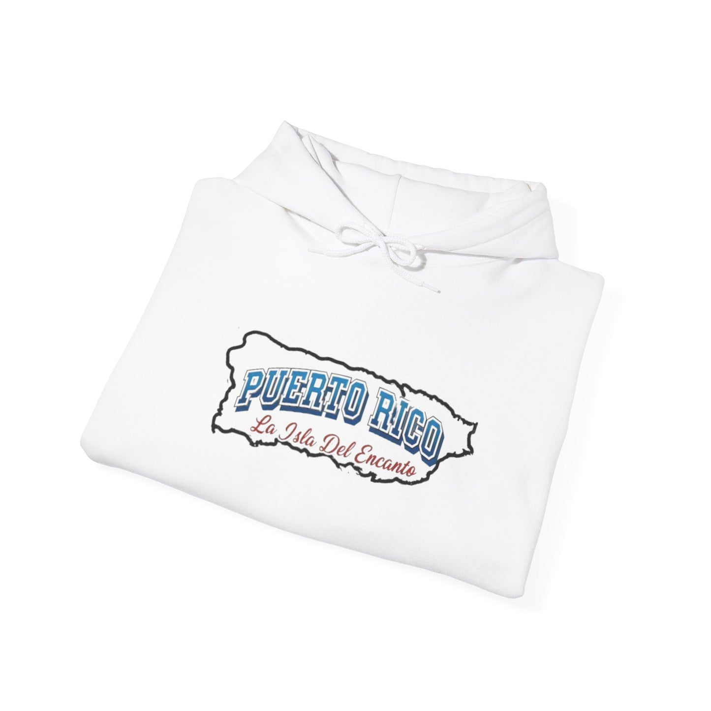 PR La Isla Del Encanto Unisex Hoodie, Cozy Sweatshirt, Casual Wear, Gifts for Adventures, Pride Apparel, Comfortable Streetwear