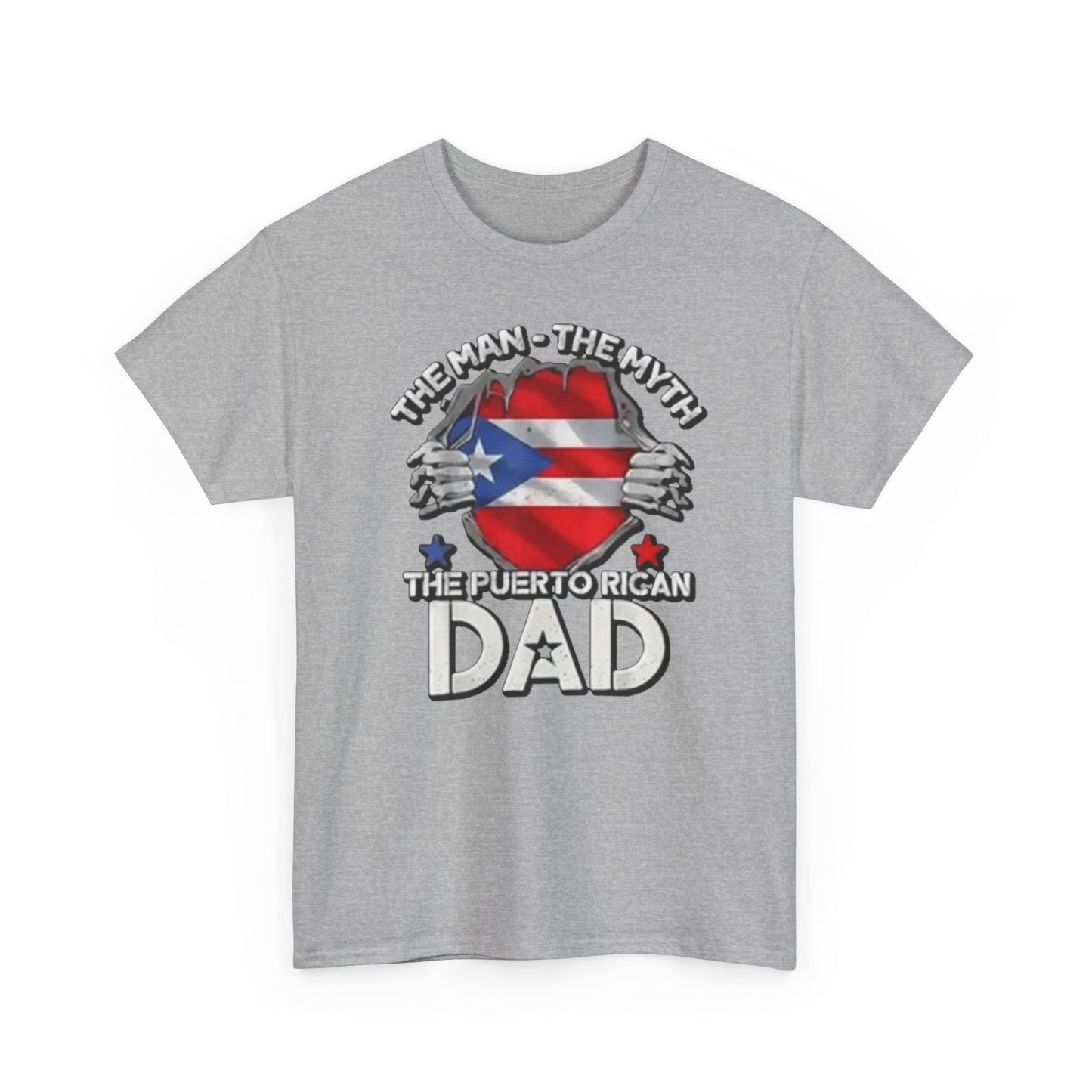 The Puerto Rican DAD, Unisex Heavy Cotton Tee