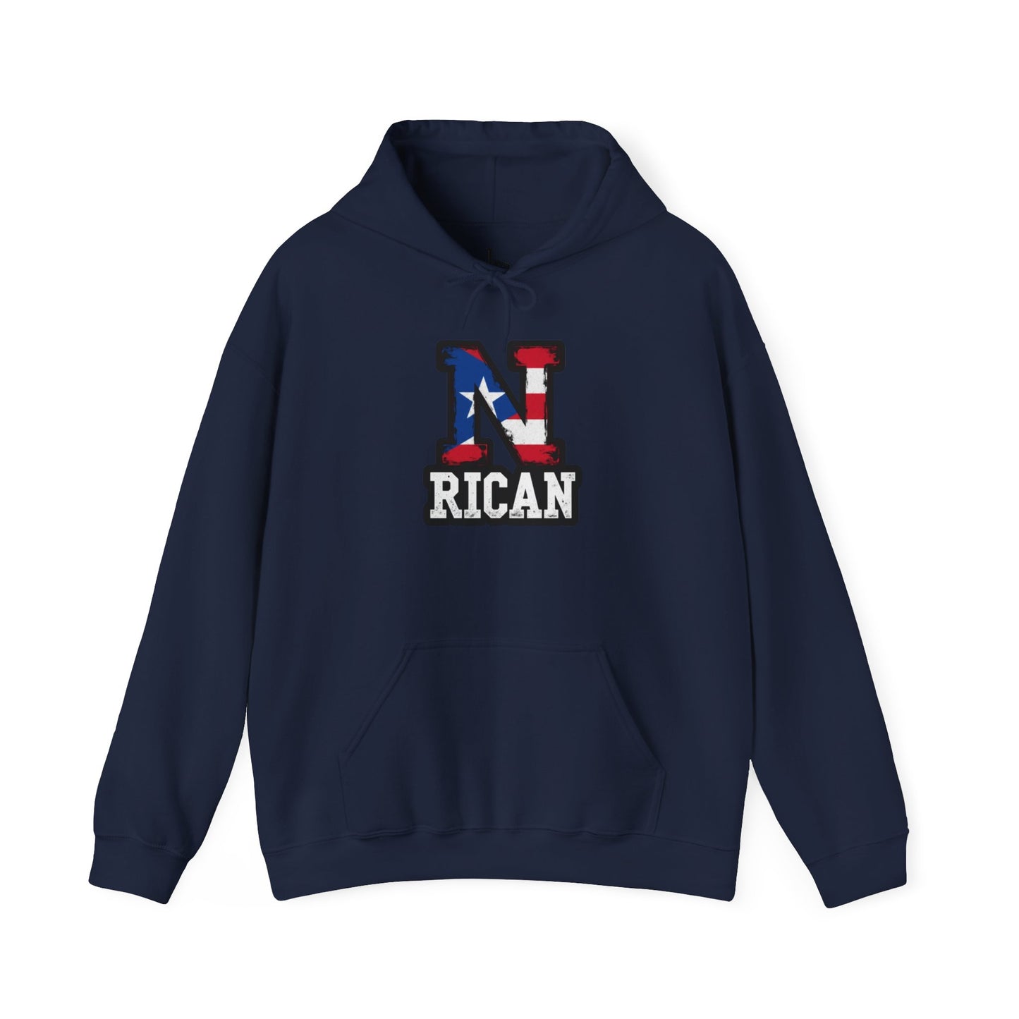 N Rican Unisex Hoodie, Cozy Sweatshirt, Casual Wear, Gifts for Adventures, Pride Apparel, Comfortable Streetwear