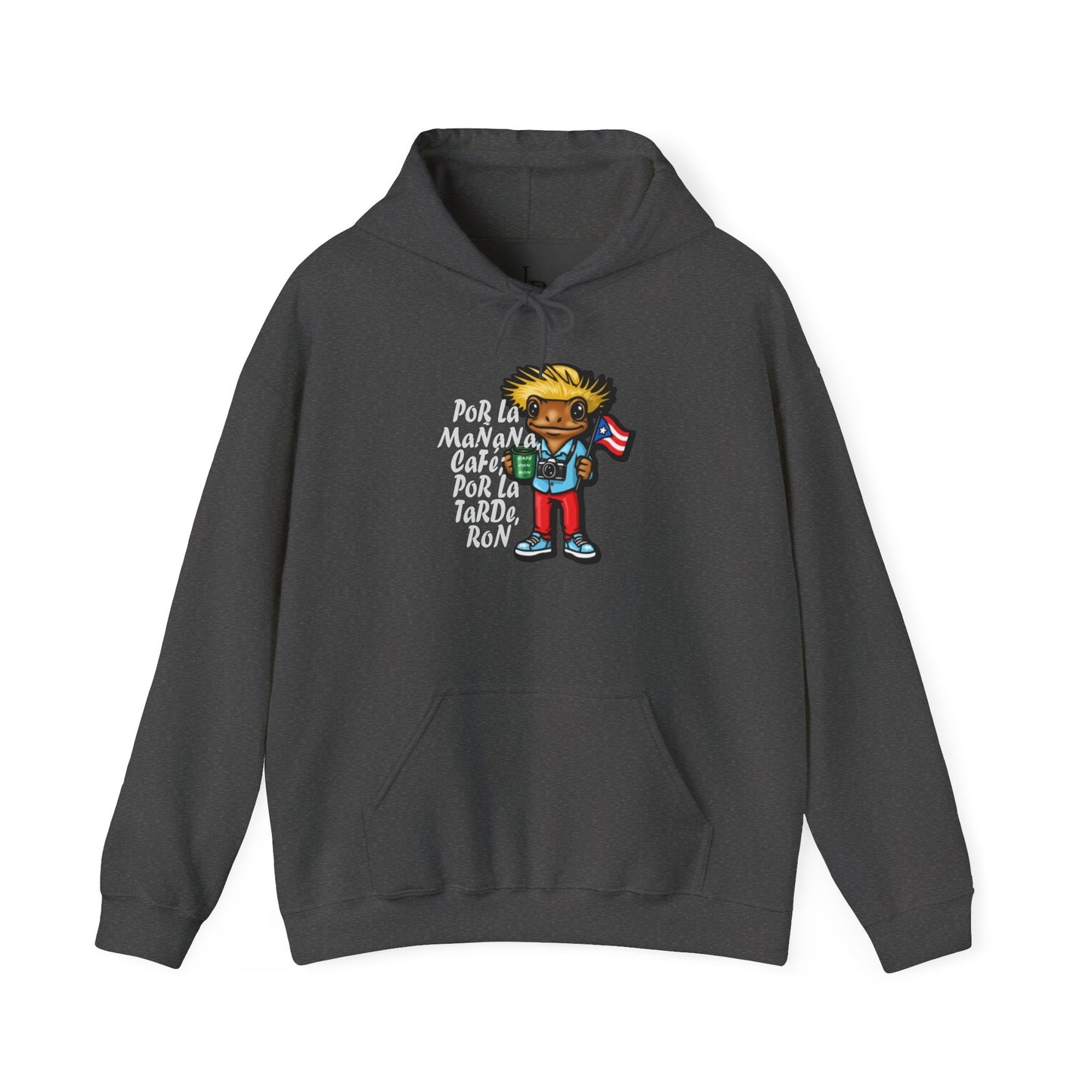 Cafe con Ron Unisex Hoodie, Cozy Sweatshirt, Casual Wear, Gifts for Adventures, Pride Apparel, Comfortable Streetwear