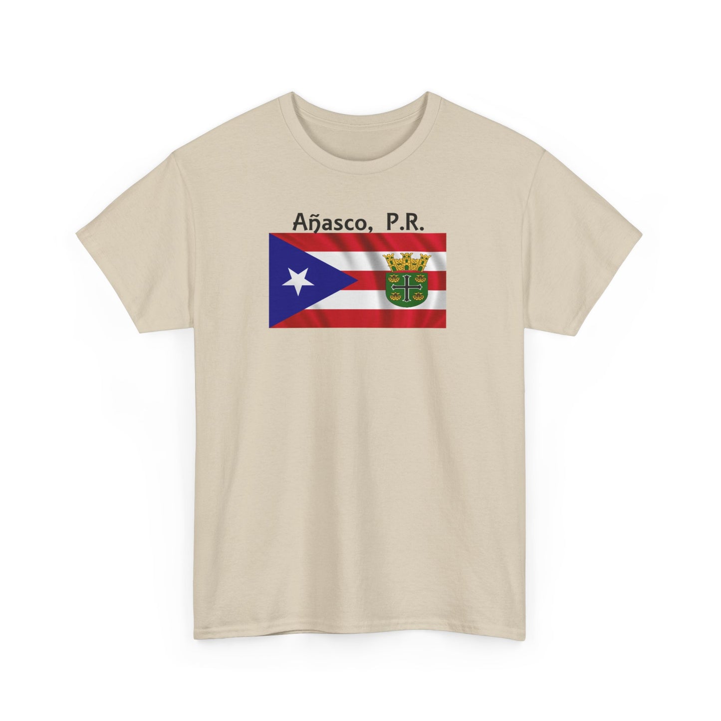 Añasco, Puerto Rico, Unisex Heavy Cotton Tee