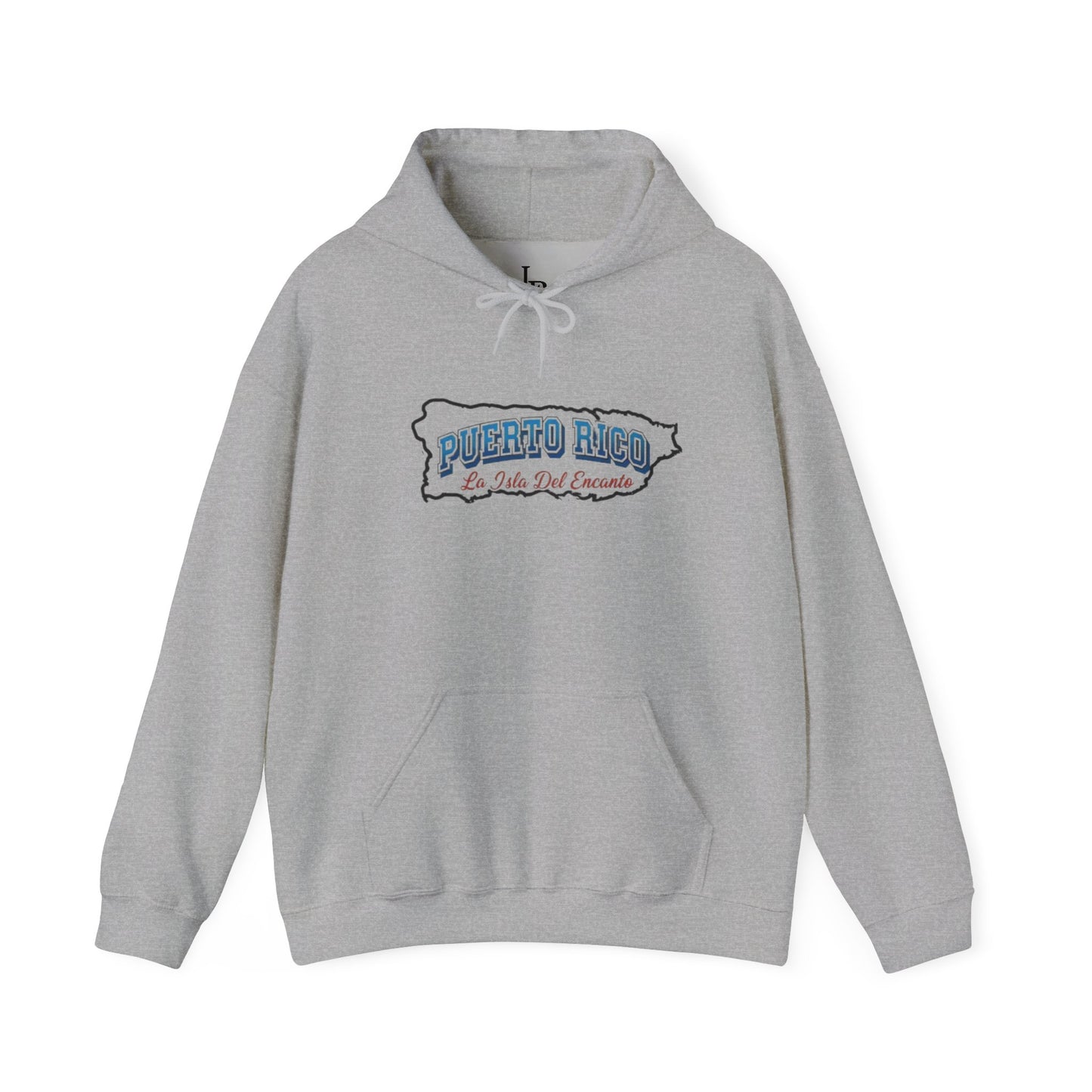 PR La Isla Del Encanto Unisex Hoodie, Cozy Sweatshirt, Casual Wear, Gifts for Adventures, Pride Apparel, Comfortable Streetwear