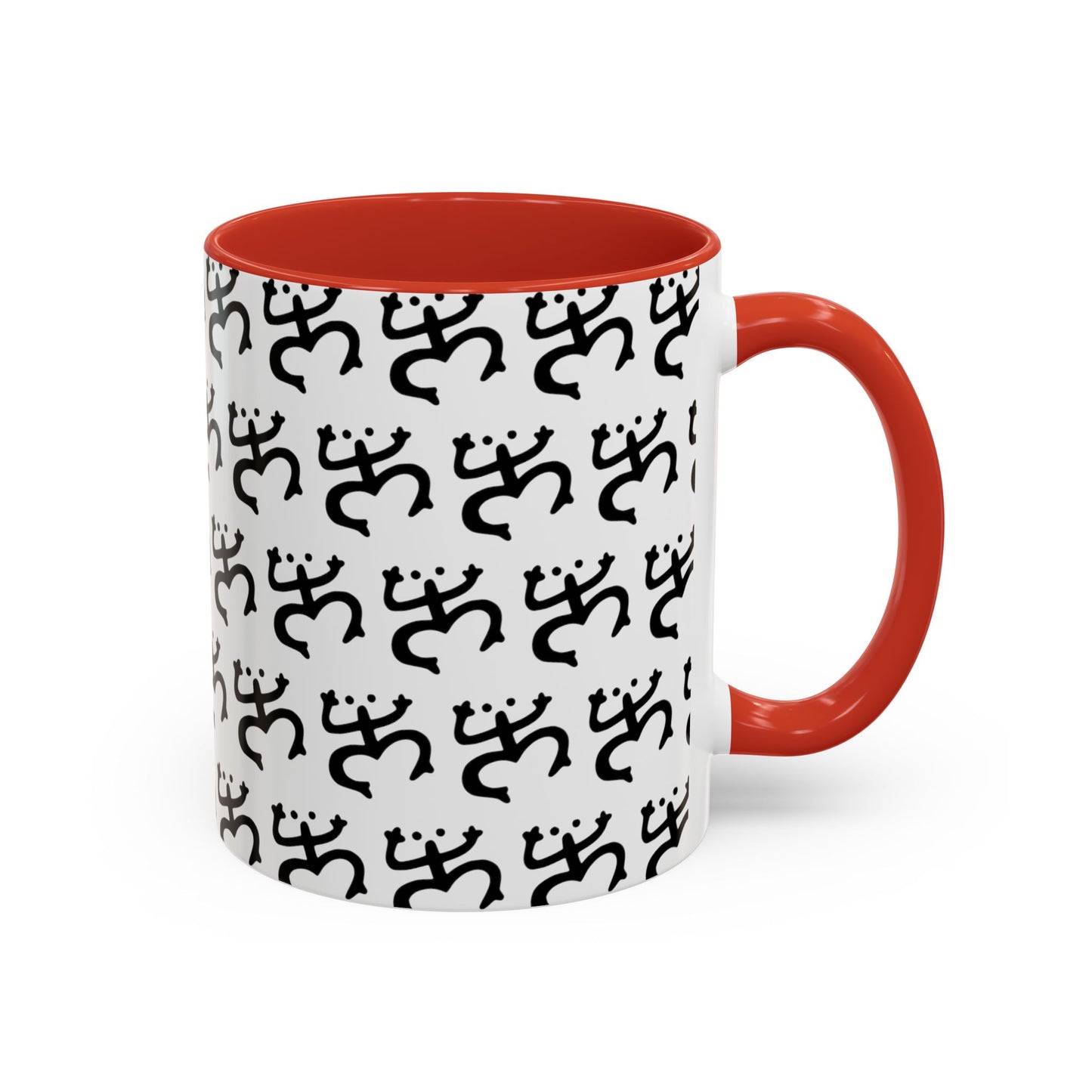 Coqui Symbol, Colorful Accent Mugs, 11oz