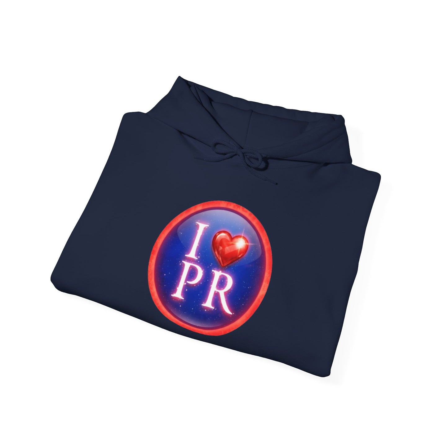 I love PR, Unisex Heavy Blend™ Hooded Sweatshirt
