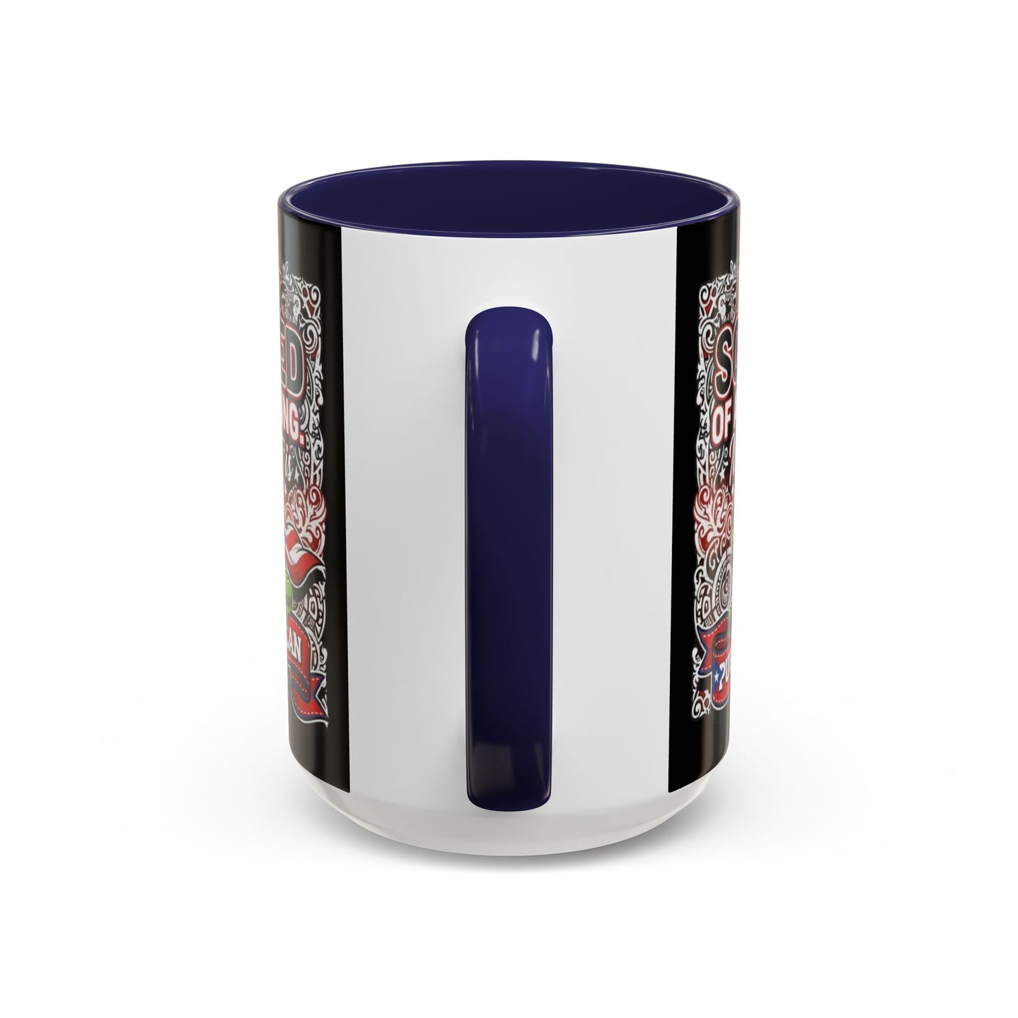 I'M NOT SCARED OF ANYTHING..., Colorful Accent Mugs, 11oz