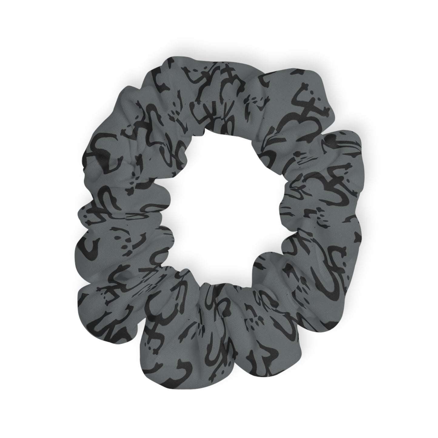 Black Coqui Dark Gray, Scrunchie