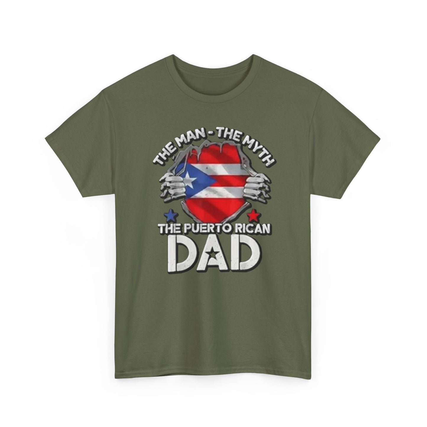 The Puerto Rican DAD, Unisex Heavy Cotton Tee