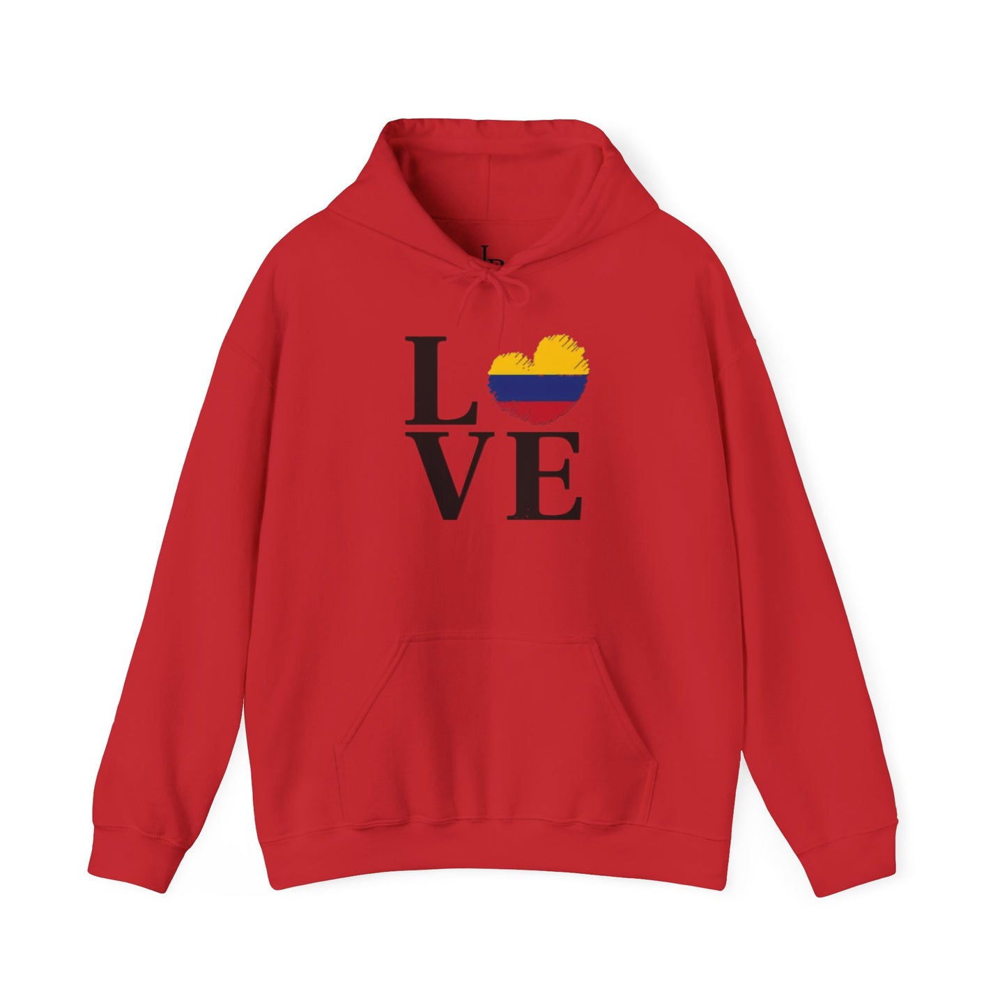 Love Colombia Unisex Hoodie, Cozy Sweatshirt, Casual Wear, Gifts for Adventures, Pride Apparel, Comfortable Streetwear