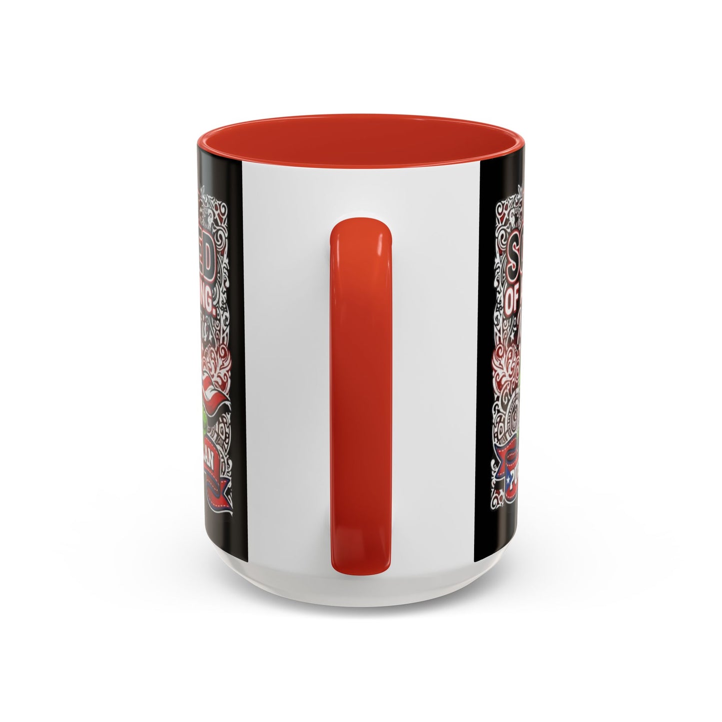 I'M NOT SCARED OF ANYTHING..., Colorful Accent Mugs, 11oz
