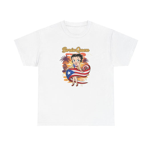 Borinquen Betty, Unisex Heavy Cotton Tee
