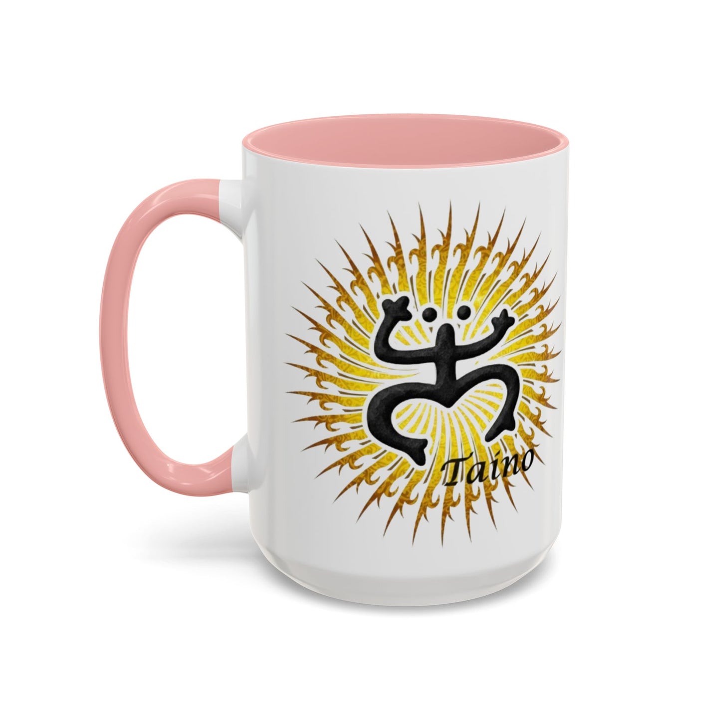 Taino Coqui Sun Colorful Accent Mugs, 11oz