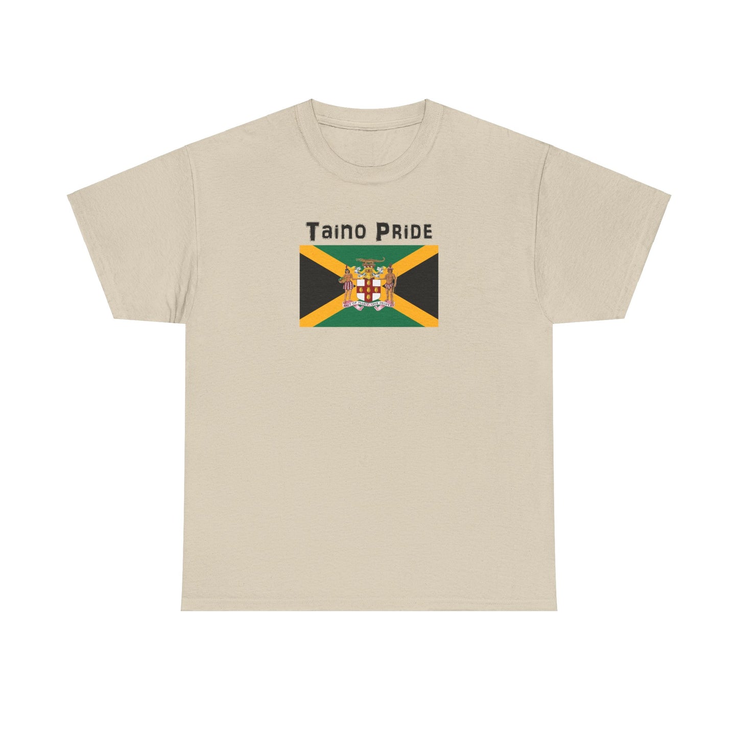 Jamaican Flag Taino Pride, Unisex Heavy Cotton Tee