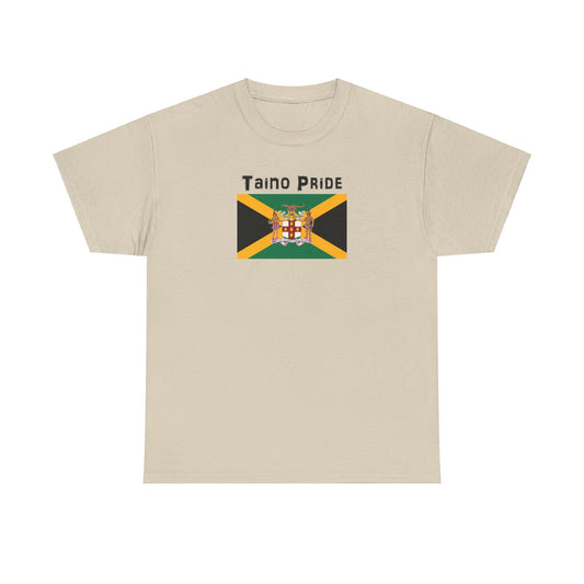 Jamaican Flag Taino Pride, Unisex Heavy Cotton Tee