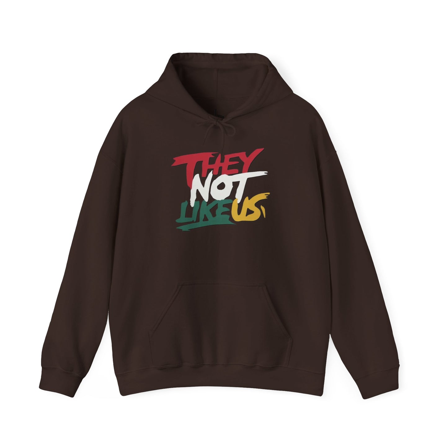 They Not Like US Unisex Hoodie, Cozy Sweatshirt, Casual Wear, Gifts for Adventures, Pride Apparel, Comfortable Streetwear