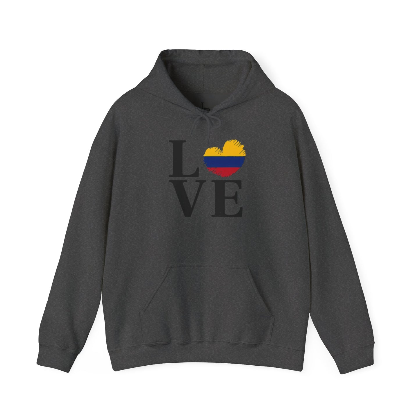 Love Colombia Unisex Hoodie, Cozy Sweatshirt, Casual Wear, Gifts for Adventures, Pride Apparel, Comfortable Streetwear