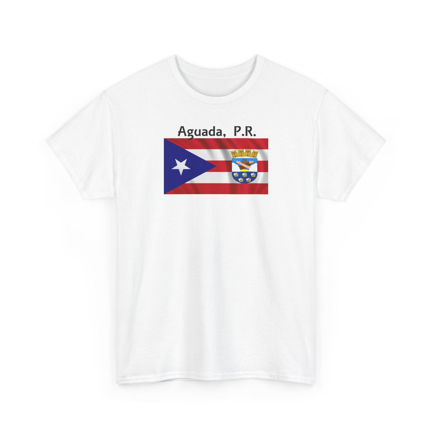 Aguada, Puerto Rico, Unisex Heavy Cotton Tee