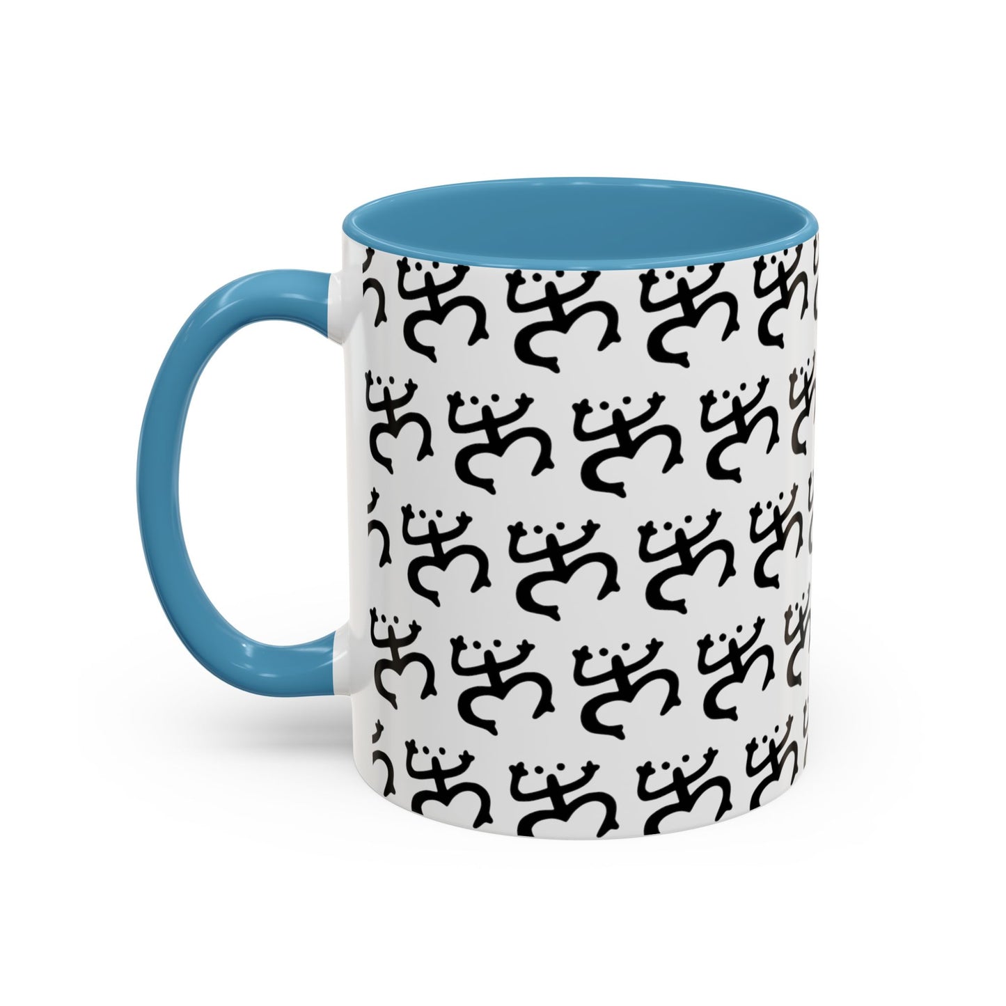 Coqui Symbol, Colorful Accent Mugs, 11oz