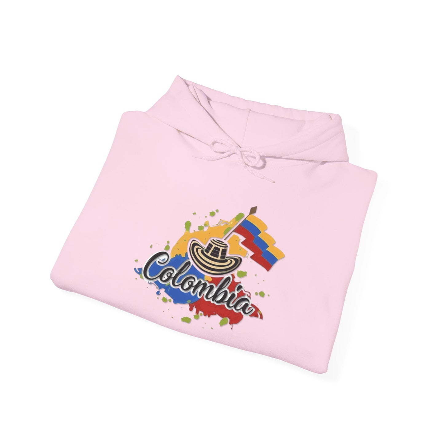 Colombia Unisex Hoodie, Cozy Sweatshirt, Casual Wear, Gifts for Adventures, Pride Apparel, Comfortable Streetwear