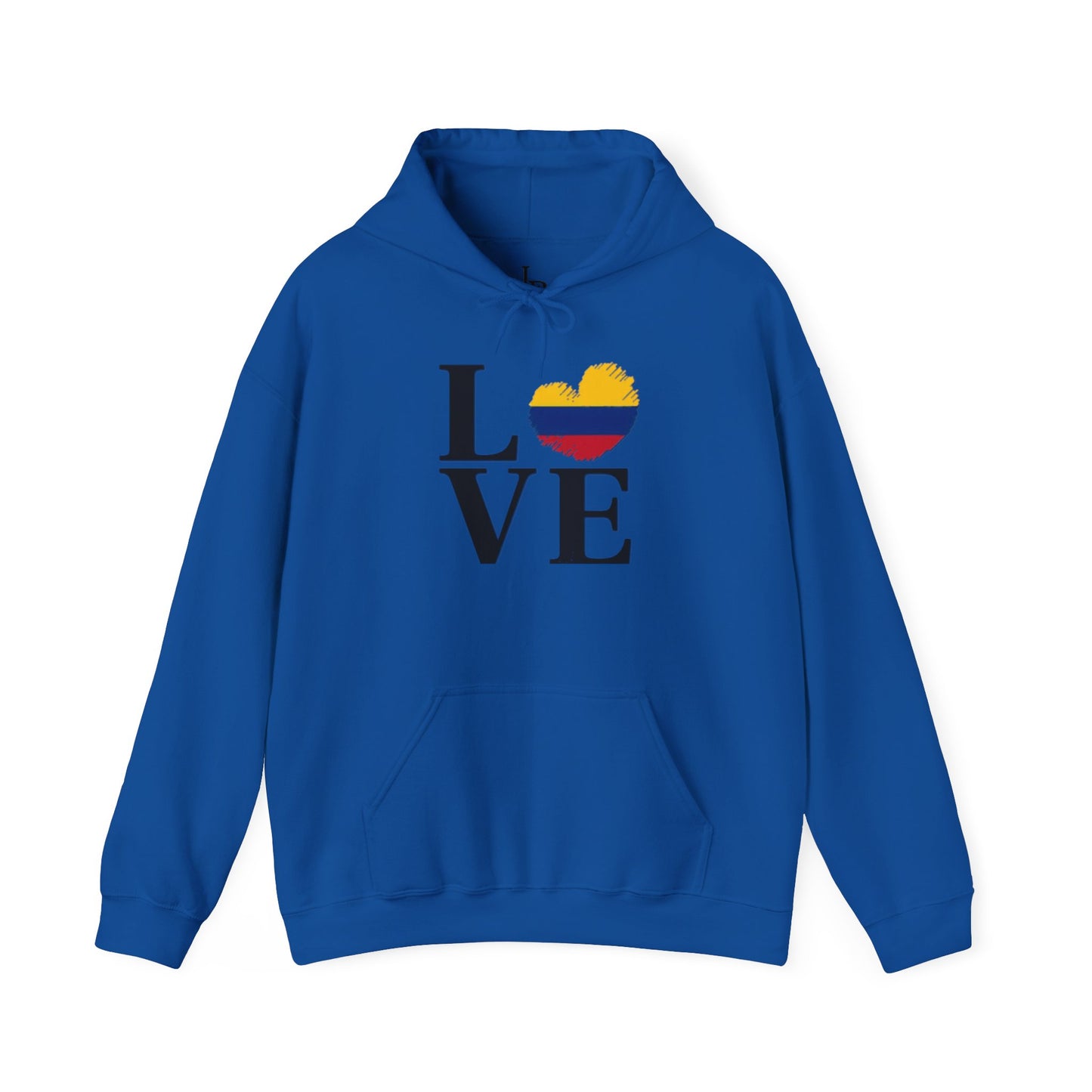Love Colombia Unisex Hoodie, Cozy Sweatshirt, Casual Wear, Gifts for Adventures, Pride Apparel, Comfortable Streetwear
