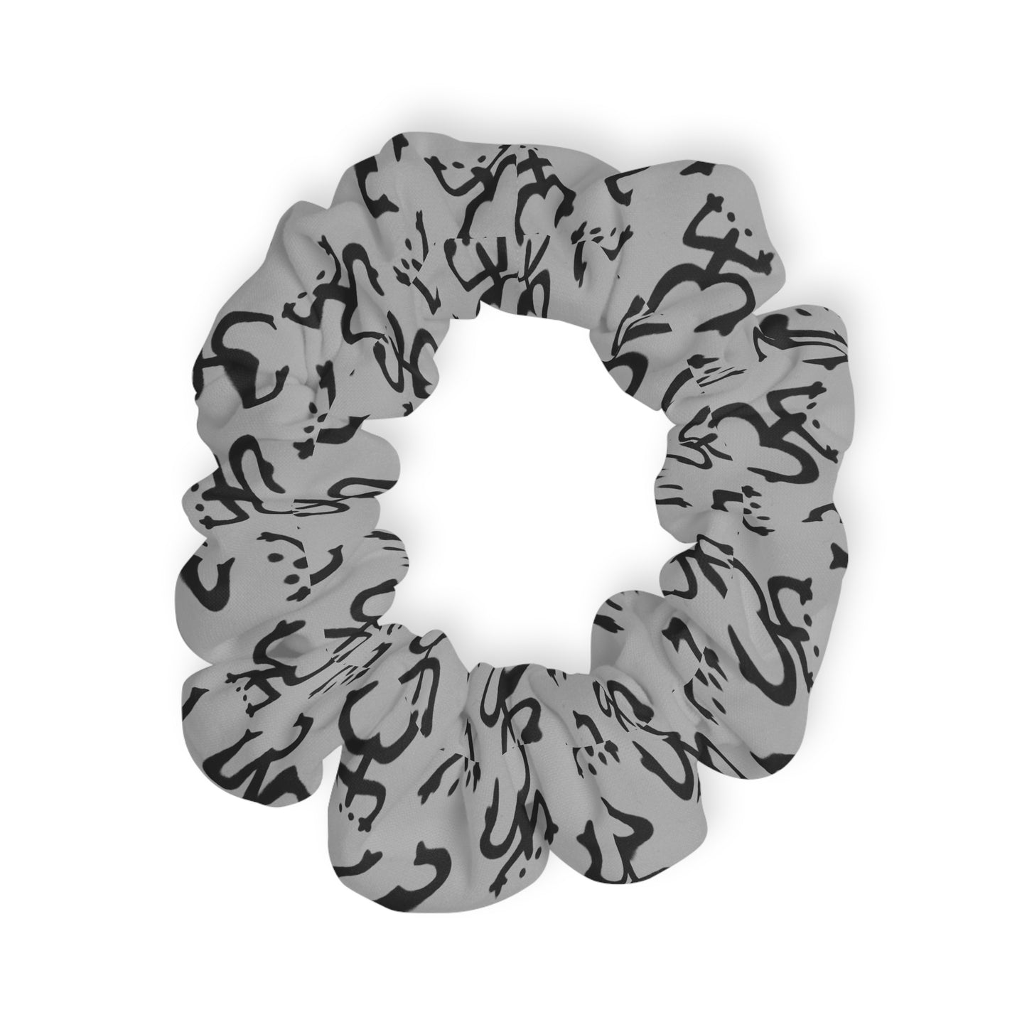 Black Coqui Light Gray, Scrunchie