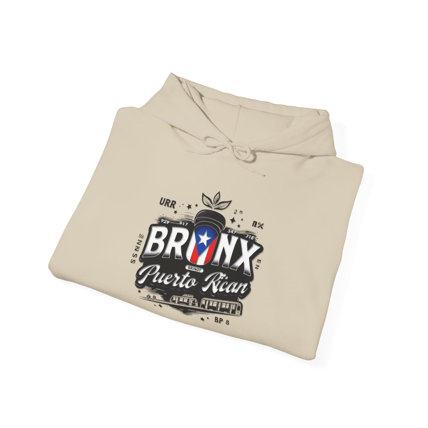Bronx Puerto Rican Unisex Hoodie, Cozy Sweatshirt, Casual Wear, Gifts for Adventures, Pride Apparel, Comfortable Streetwear