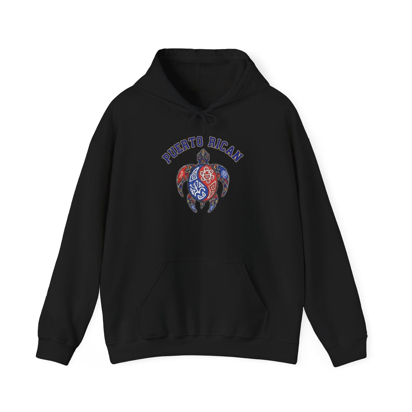 Taino Turtle Unisex Hoodie, Cozy Sweatshirt, Casual Wear, Gifts for Adventures, Pride Apparel, Comfortable Streetwear