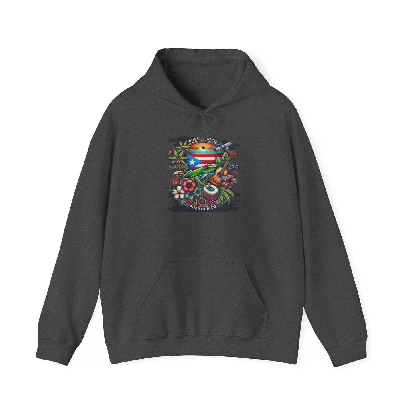 Puerto Rican Scenery Unisex Hoodie, Cozy Sweatshirt, Casual Wear, Gifts for Adventures, Pride Apparel, Comfortable Streetwear