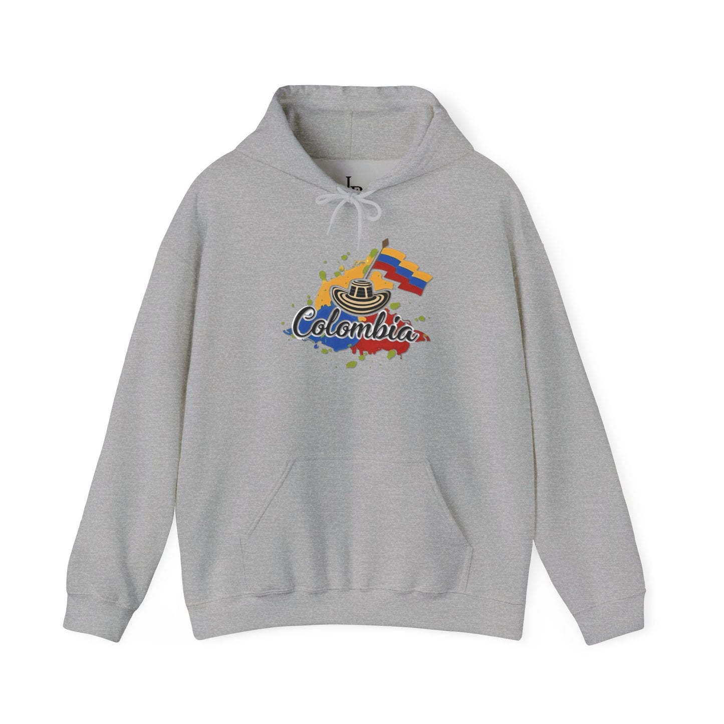 Colombia Unisex Hoodie, Cozy Sweatshirt, Casual Wear, Gifts for Adventures, Pride Apparel, Comfortable Streetwear
