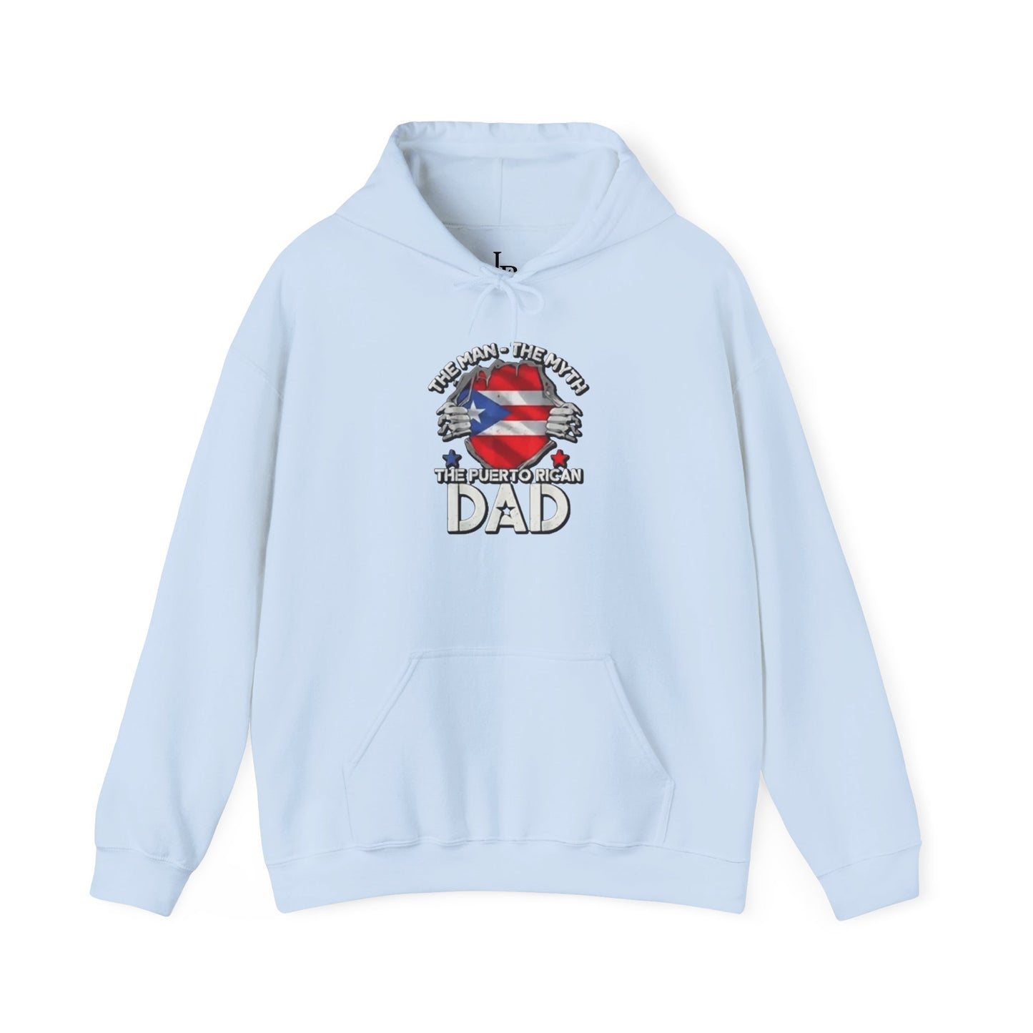 The Puerto Rican DAD Unisex Hoodie, Cozy Sweatshirt, Casual Wear, Gifts for Adventures, Pride Apparel, Comfortable Streetwear