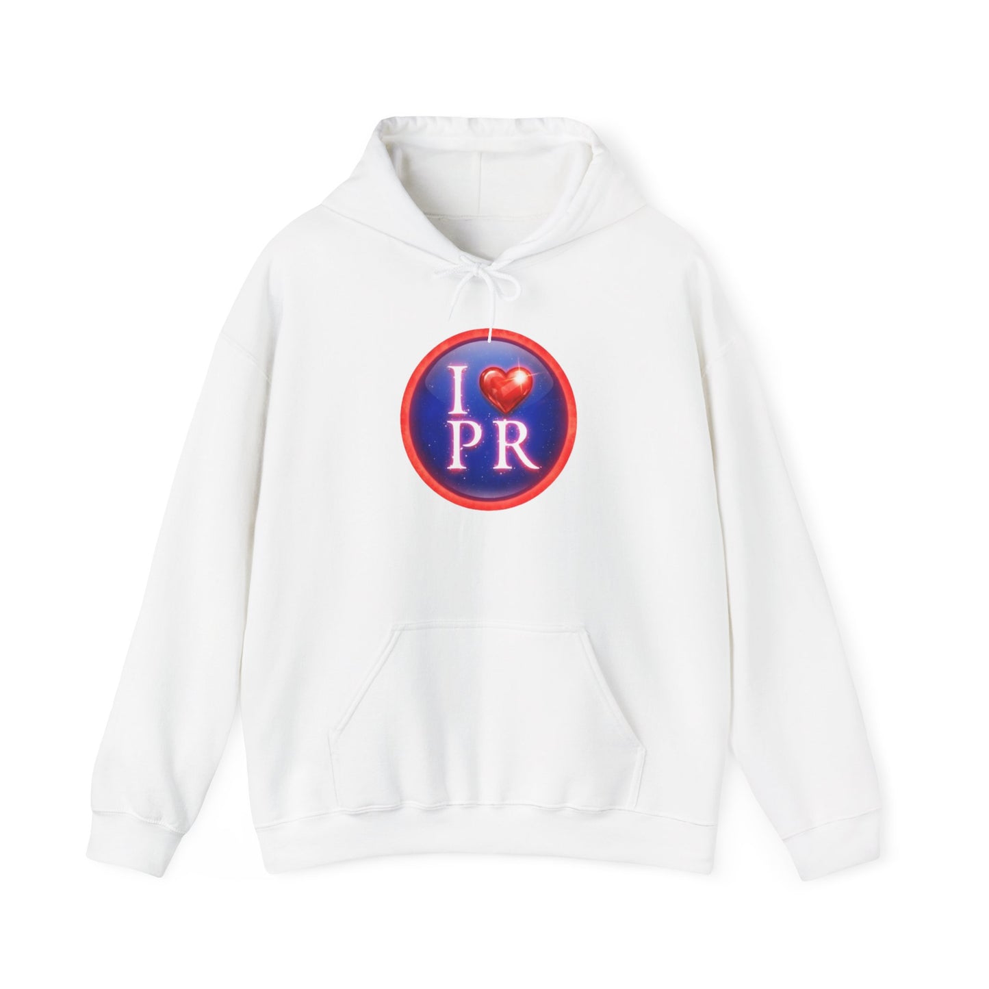 I love PR, Unisex Heavy Blend™ Hooded Sweatshirt