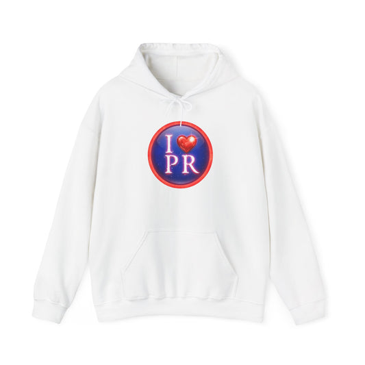 I love PR, Unisex Heavy Blend™ Hooded Sweatshirt