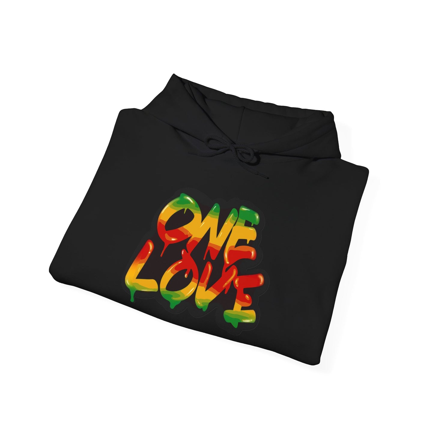One Love Unisex Hoodie, Cozy Sweatshirt, Casual Wear, Gifts for Adventures, Pride Apparel, Comfortable Streetwear